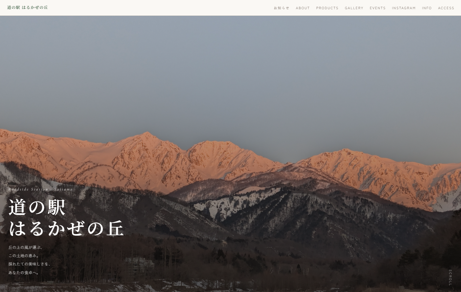 道の駅 はるかぜの丘